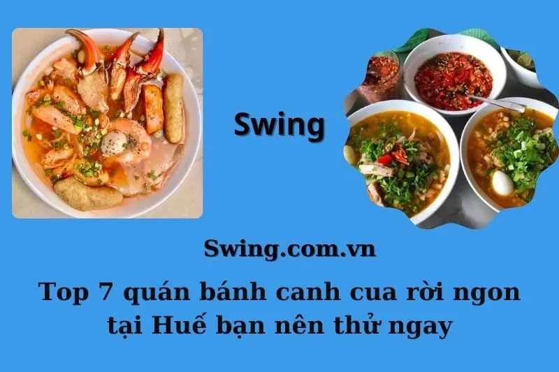 bánh canh cua rời Huế