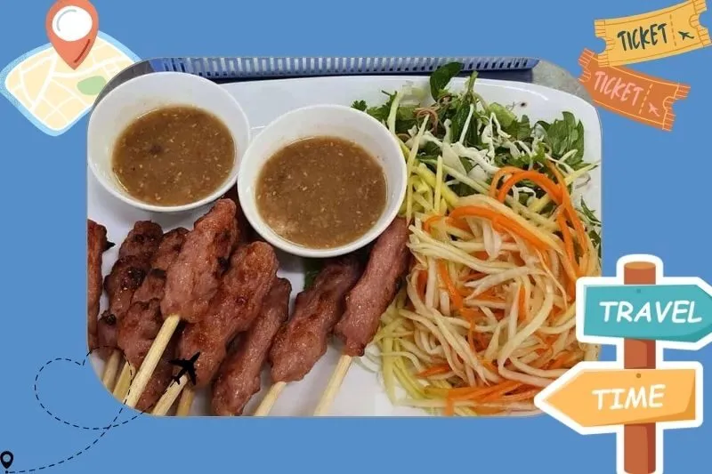 Quán nem lụi Huế Mừng